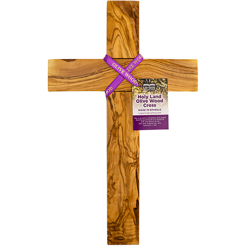 14" Olive Wood Wall Cross
