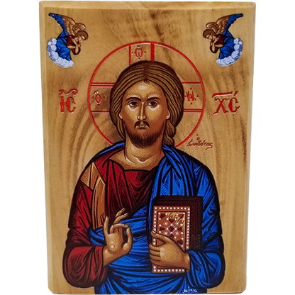 Olive Wood Color Icon - Made in the Holy Land