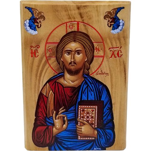 Olive Wood Color Icon - Made in the Holy Land
