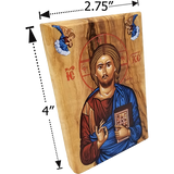 Olive Wood Color Icon - Made in the Holy Land