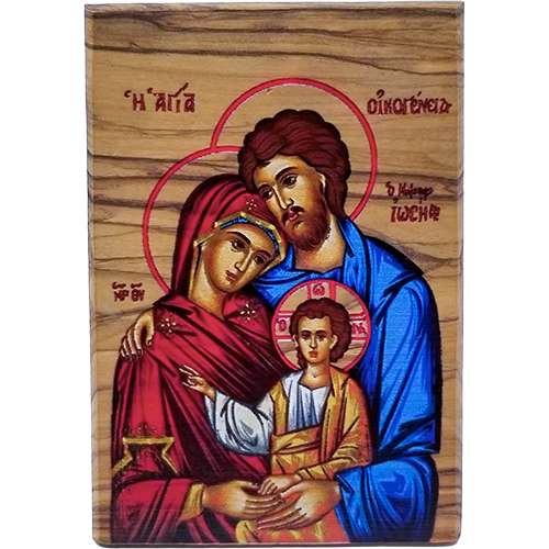 Olive Wood Color Icon - Made in the Holy Land