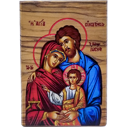 Olive Wood Color Icon - Made in the Holy Land
