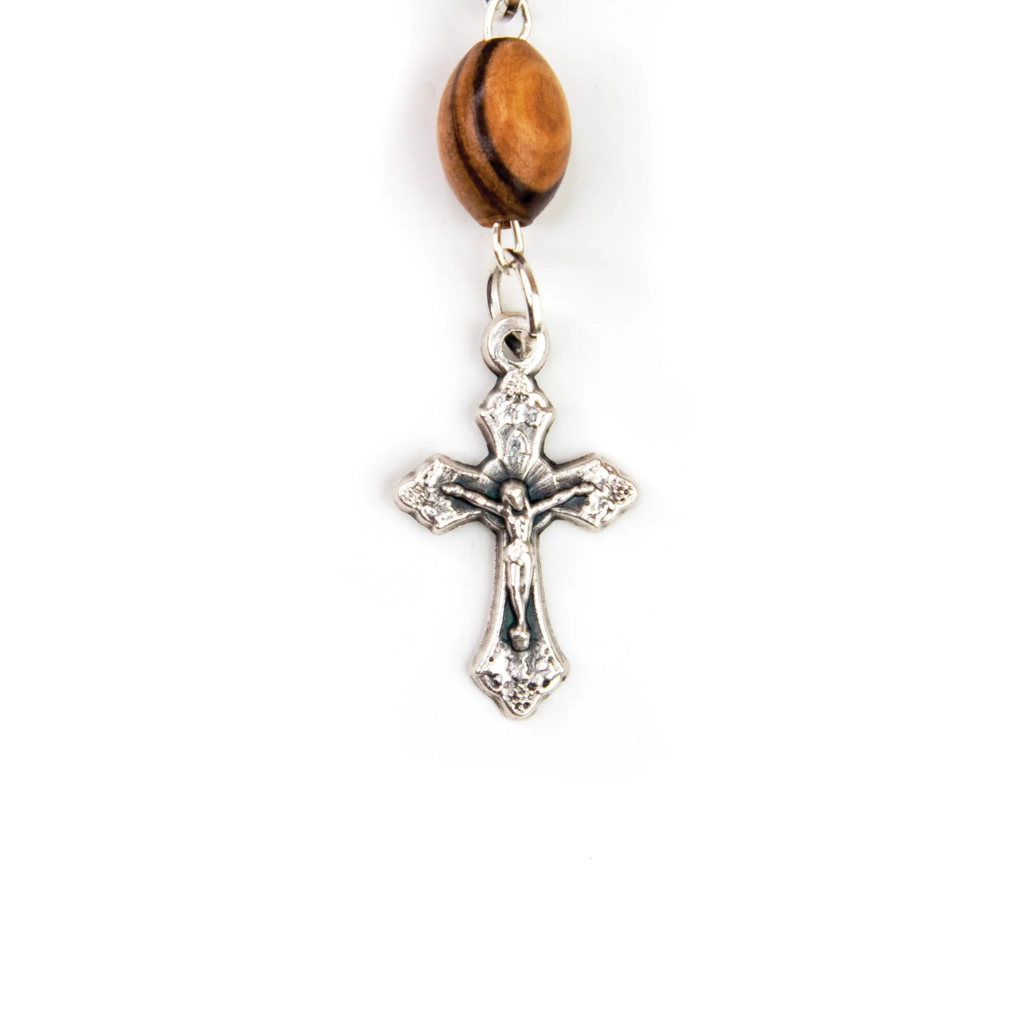 Our Lady of Medjugorje Olive Wood Auto Rosary