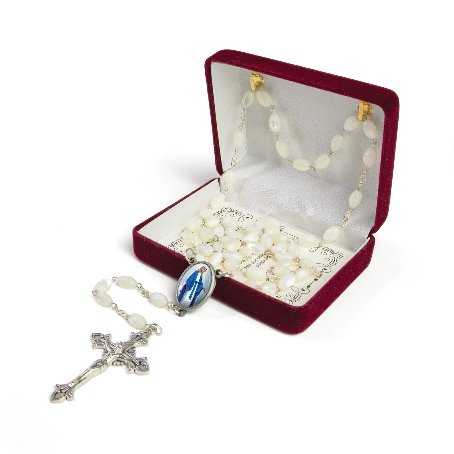 Our Lady of Grace Mother of Pearl Rosary