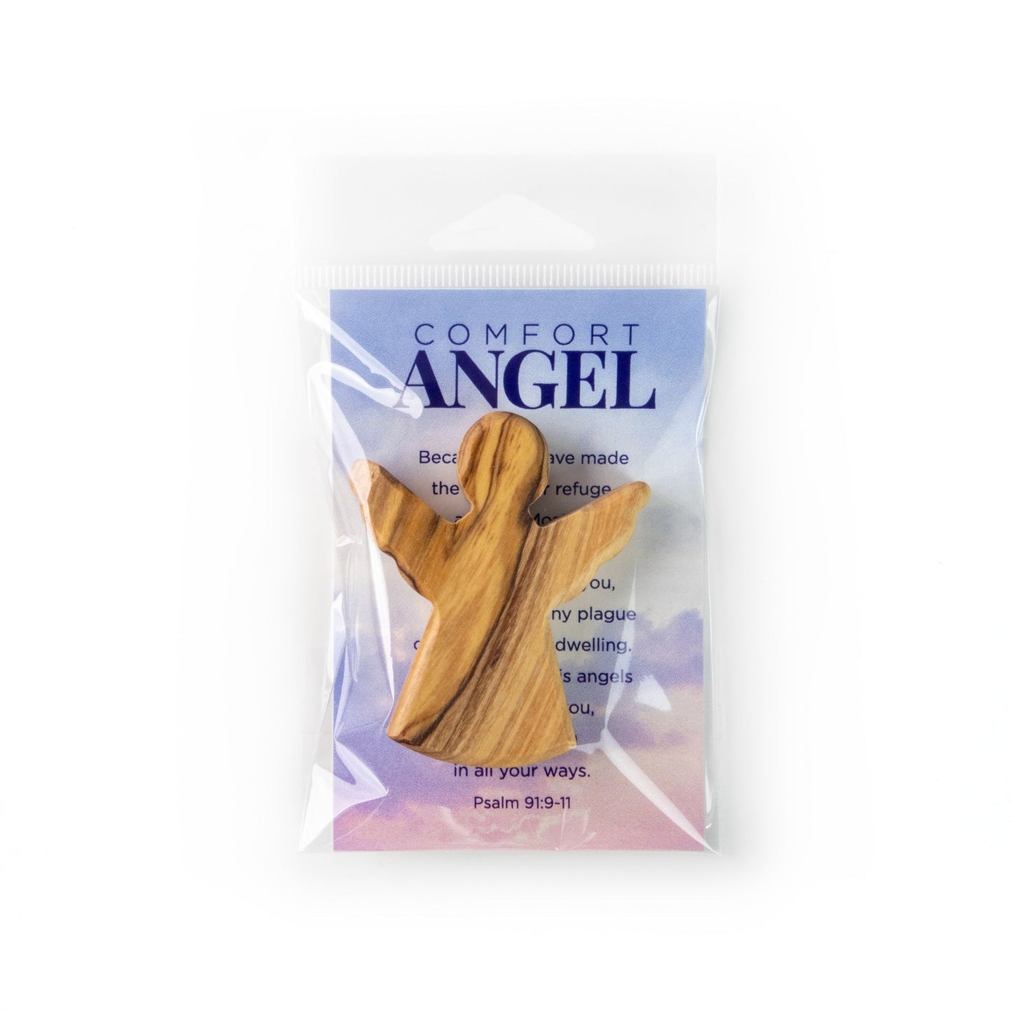 Olive Wood Angel Made In Bethlehem