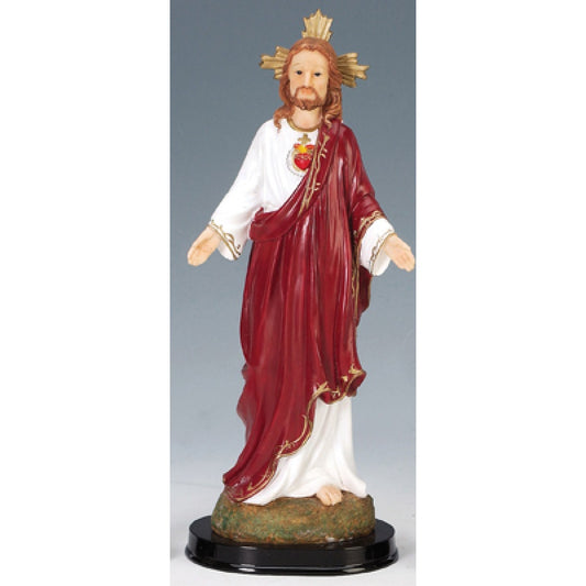 Sacred Heart of Jesus Statue - 12"