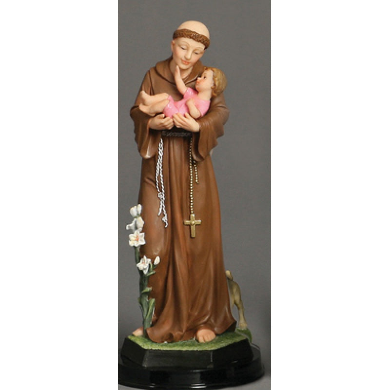 St. Anthony And Child Statue - 12"
