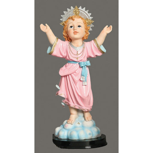 Divino Nino Statue on Wooden Base