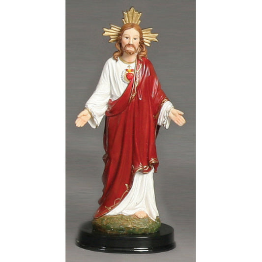 8" Sacred Heart of Jesus Statue