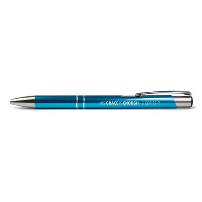 Scripture Pen, Retractable Black Ink Pen
