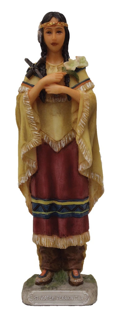 St. Kateri Tekakwitha Statue - 5.5"