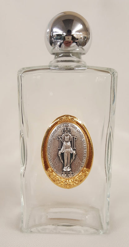 Holy Water Glass Bottle, From Italy (Icon Variants)