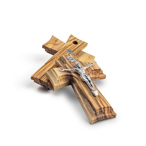 Holy Land Olive Wood Crucifix Magnet