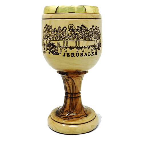 Holy Land Olive Wood Chalice