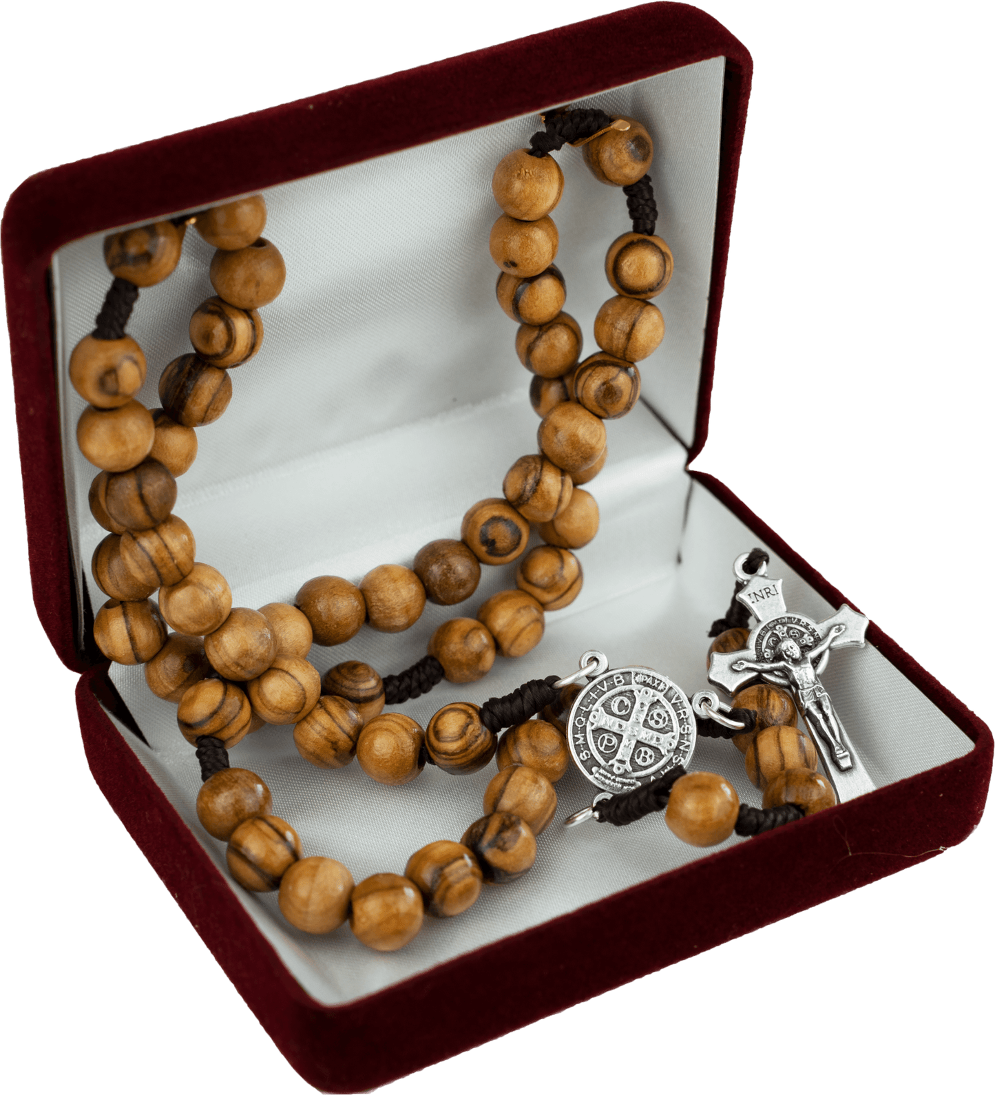 St. Benedict Olive Wood Rosary