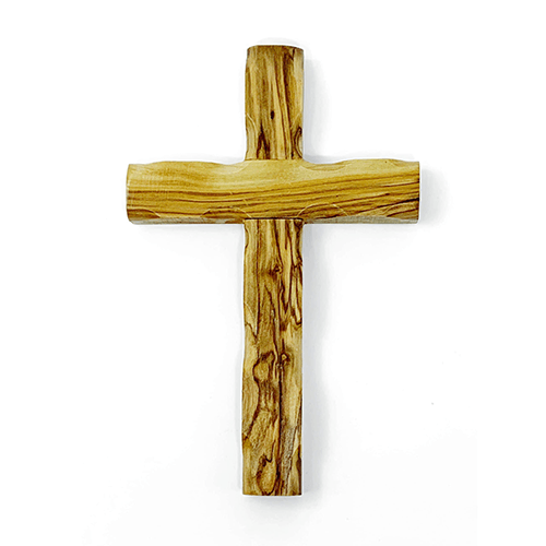 Holy Land Olive Wood Wall Cross - 6"