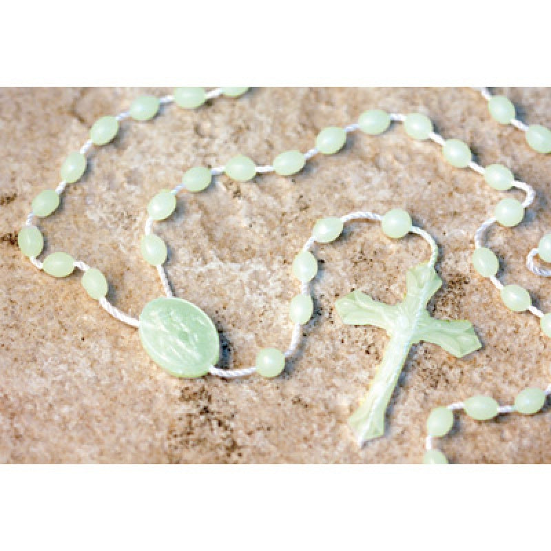 String Rosary With Plastic Beads