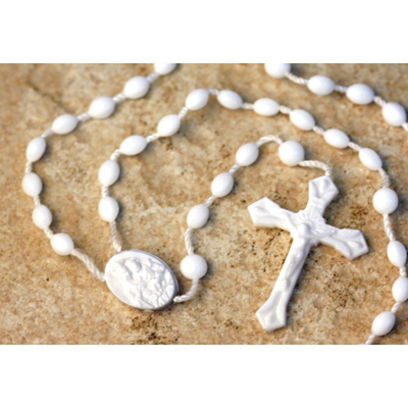 String Rosary With Plastic Beads