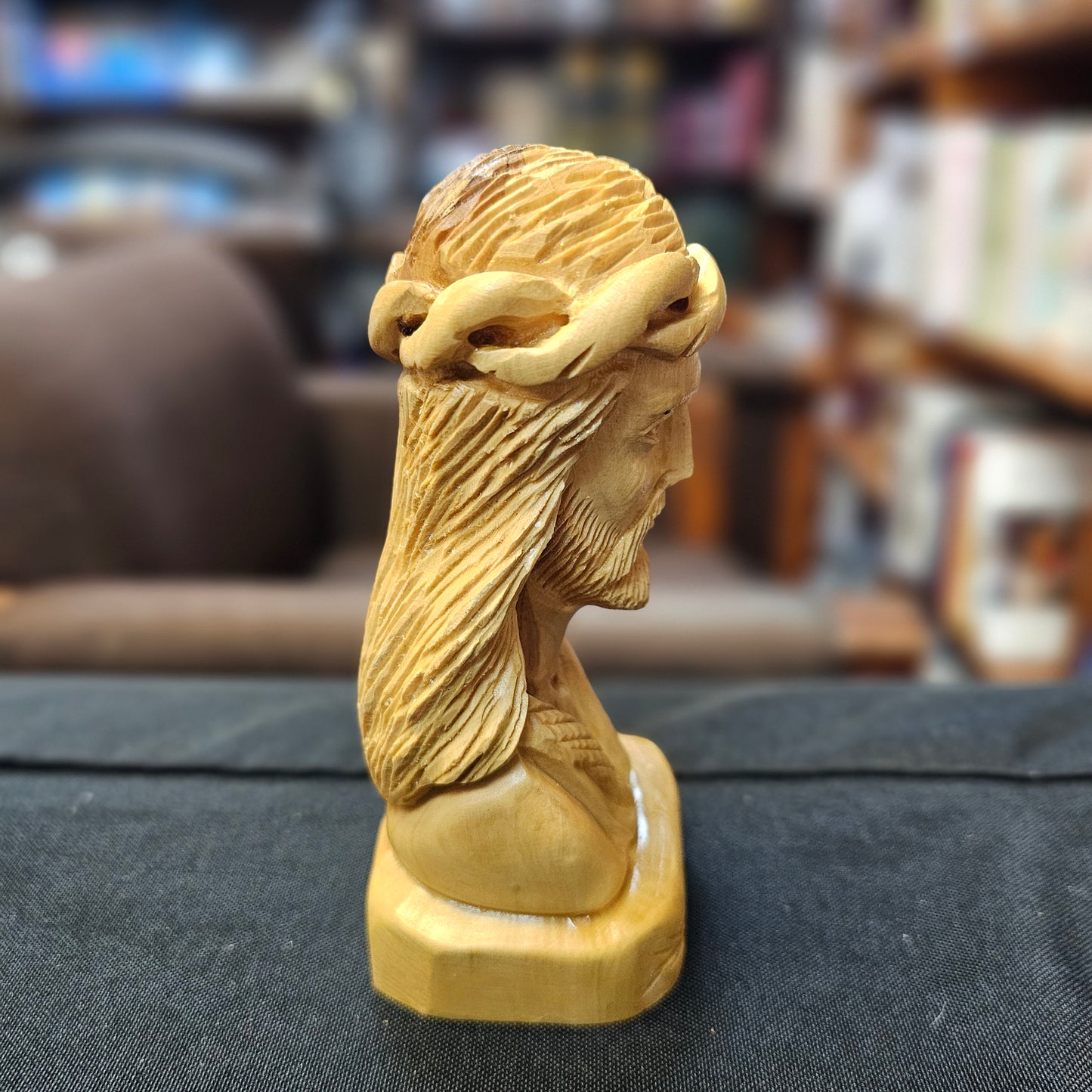 Holy Face of Christ, Olivewood Bust 5.25"
