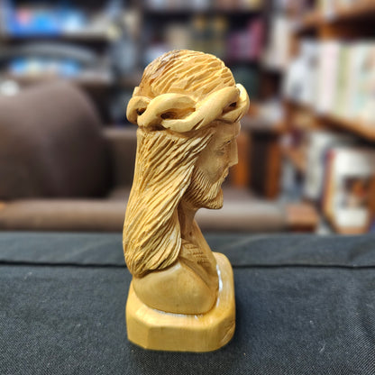 Holy Face of Christ, Olivewood Bust 5.25"