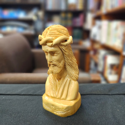Holy Face of Christ, Olivewood Bust 5.25"