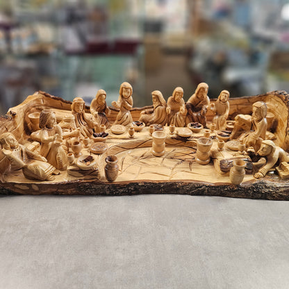 Last Supper, Olivewood Table Center Piece