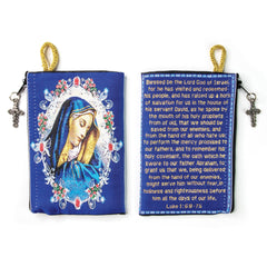 Woven Tapestry Rosary Pouch (Different Holy Images Available)