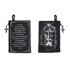 Woven Tapestry Rosary Pouch (Different Holy Images Available)