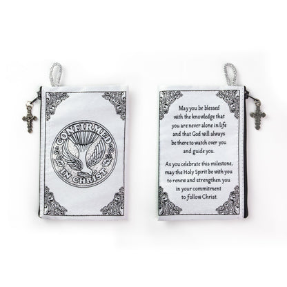 Woven Tapestry Rosary Pouch (Different Holy Images Available)