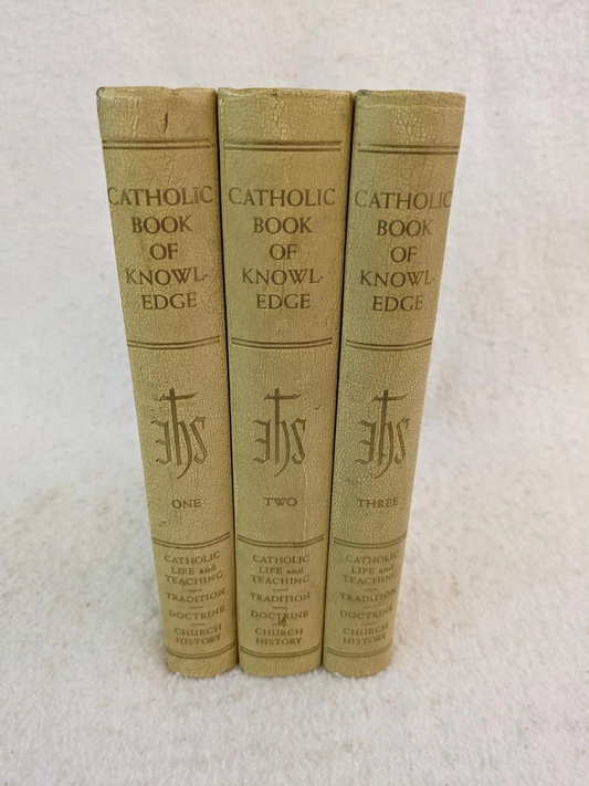 USED: Catholic Book of Knowledge 3 Volume Set