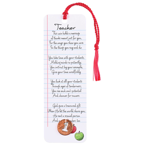 Teacher Bookmark with "1" Coin
