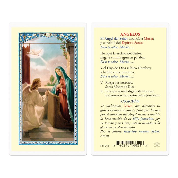 Angelus Holy Card