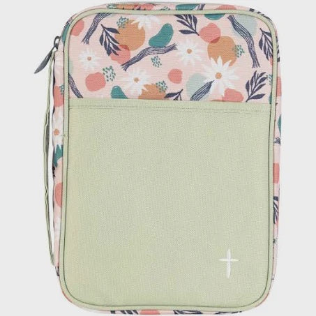 Large Floral Bible Case