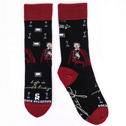 Religious Themed Socks, Kids-Adult Size (Many Variants)