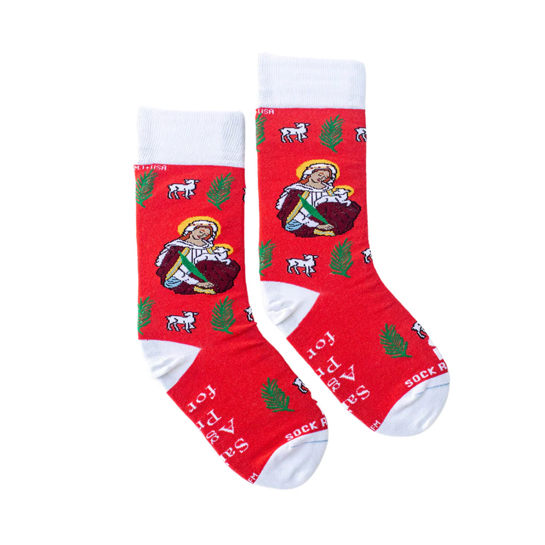 Religious Themed Socks, Kids-Adult Size (Many Variants)