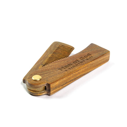 Bible Verse - Sandalwood Beard Comb
