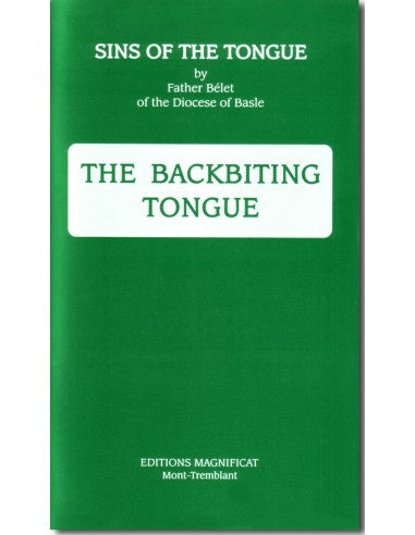 The Backbiting Tongue: Sins Of The Tongue - Fr. Belet - 6735