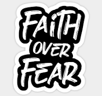 Faith Over Fear Sticker - Auto Emblem