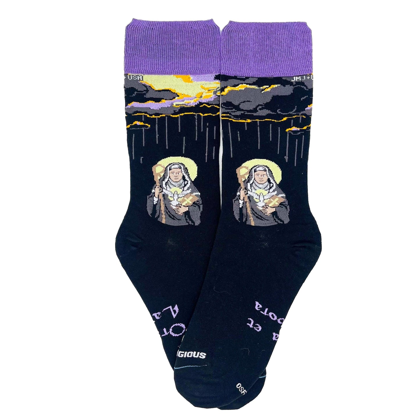 Religious Themed Socks, Adult Size (Many Variants)